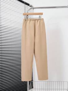 SHEIN Warme Hose mit Thermofutter für Tween Jungen - Aprikosenfarben - Übersicht 2