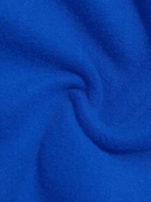 SHEIN 2pcs Tween Boy Hoodie And Sweatpants Set, All-Match & Versatile For Autumn/Winter - Royal Blue - View 5