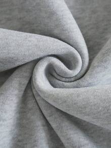 Manfinity Dauomo Herren Lässig Fleece Skull & Weihnachts Muster Kapuzen Langarm Sweatshirt