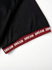 Manfinity Dauomo 大码男式休闲骑马和拼色印花短袖 Polo 衫，夏季 - 彩色 - 查看 5