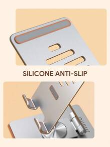 JMMO Phone Stand,Anti-Slip Adjustable Cellphone And Tablet Holder Stand Aluminum,360 Degree Swivel Adjustable Base - Silver - View 8