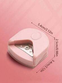 1 件纸角圆角器 - R4 4mm 切角器打孔工具，圆角器 R4 角打孔器，便携式切纸器，适用于层压卡片、卡片纸、剪贴簿、照片卡制作、纸张切割 DIY 工艺品打孔器，适用于办公室、学校圣诞节，可作为节日礼物赠送