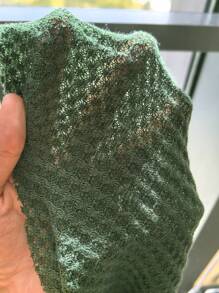 SHEIN EZwear Women'S Plus Size Solid Color Sleeveless Romper - Dark Green - View 8