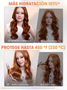 SHEGLAM HAIR Suero de protección sin enjuague Hot Streak, 150 ml/5 onzas líquidas, spray protector de calor para el cabello, suero para mascarilla para el cabello Suero de tratamiento para el cabello con protección para el cabello Hot Streak, spray todo en uno sin enjuague Ligero como aire Protege y defiende contra daños Protege contra daños por rayos UV Fortalece, nutre, hidrata el cabello Adecuado para todo tipo de cabello Productos para cabello rizado constituir playa y2k viajar cámping Escuela cosplay Regalo Campus moda