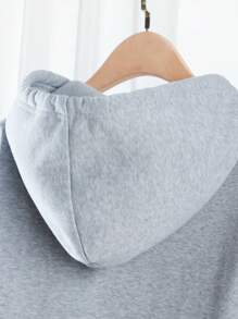 Pflanzen-Muster Hoodie mit Reißverschluss und Langarm und elastische Taille Jogginghose, lässiges 2-teiliges Set