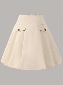 Girls Vintage A-Line Mini Skirt, Autumn/Winter