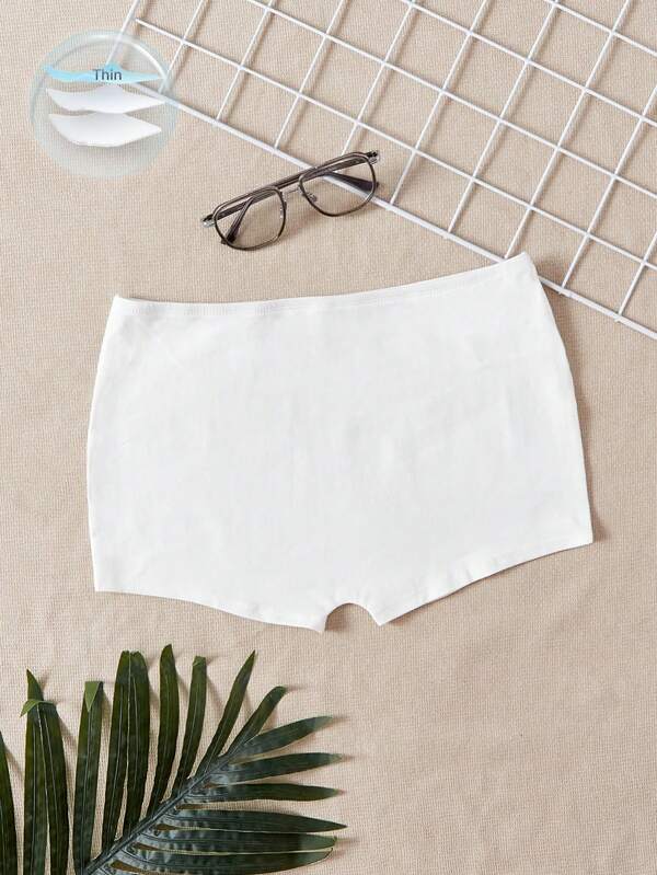 SHEIN EZwear Pantaloni scurți casual cu talie elastică solidă