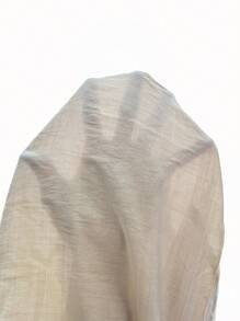 Breezaya Solid Slant Pocket Ruched Detail Cami Jumpsuit - Apricot - View 7