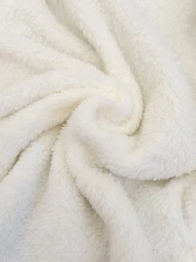 SHEIN Sudadera con capucha informal de niña joven con estampado de perro y cremallera, cálida para otoño/invierno - Verde - Ver 7