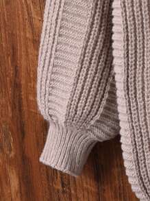 Cardigans para niñas preadolescentes, suéter de punto grueso color caqui, chaqueta cálida de moda y estilo para otoño/invierno