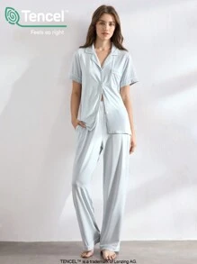 Ocili Ocili Leisure Women Short Sleeve Pajamas Set