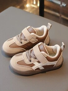 Kids 2024 New Style Fashionable Comfortable Hook & Loop Sports Shoes - Khaki - View 3