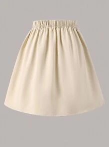 Girls Vintage A-Line Mini Skirt, Autumn/Winter