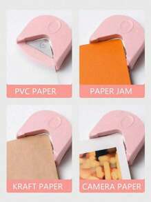 1 件纸角圆角器 - R4 4mm 切角器打孔工具，圆角器 R4 角打孔器，便携式切纸器，适用于层压卡片、卡片纸、剪贴簿、照片卡制作、纸张切割 DIY 工艺品打孔器，适用于办公室、学校圣诞节，可作为节日礼物赠送