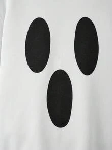 Bộ 2 quần áo hoodie và quần dài in họa tiết nhân vật thời trang cho bé trai, mùa thu - Đen và trắng - Xem 3