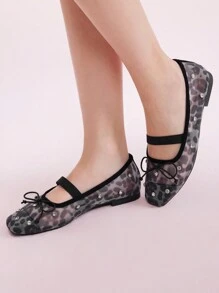 CUCCOO DOLLMOD Women's Fashionable Black Mesh Flat Shoes - Multicolor - View 1