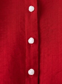 SHEIN Genkimix Kids Baby Girl Autumn Star Embroidery Shirt And Jeans Set