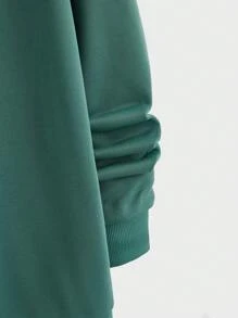 GENTILAND 3pcs Loose Letter Patched Detail Pullover Sweatshirts For Men - Multicolor - View 7