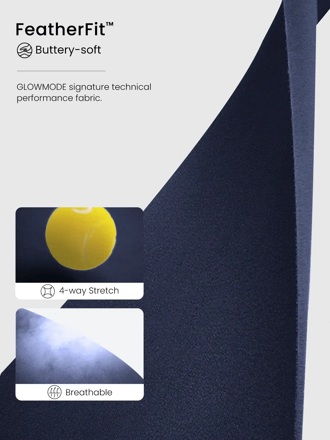 GLOWMODE 24" FeatherFit™ Super High Rise Belly Support Maternity Leggings High-Stretchy Fall Winter