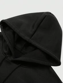 Manfinity EMRG Áo hoodie dài tay in chữ cỡ lớn thường ngày cho nam - Nhiều màu - Xem 3