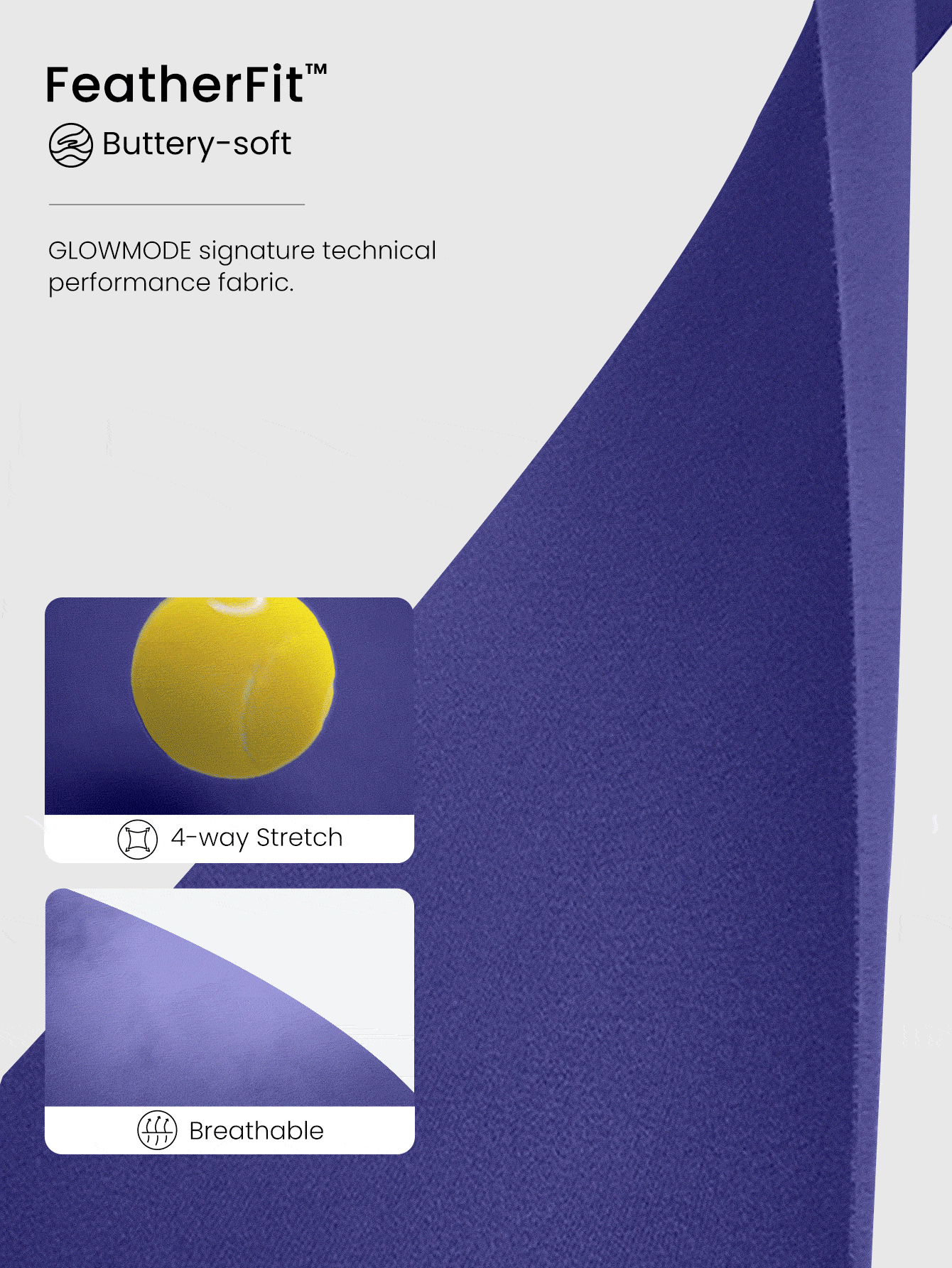 GLOWMODE Leggings de 24 pulgadas tipo jogger con cintura ajustable con cordón, para yoga de bajo impacto y uso diario, tallas grandes - azul real - Añade 5