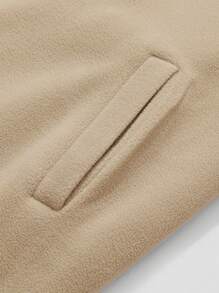 ROMWE MEN Street Life Herren Lässig Kontrast Farbblock Patchwork Buchstaben Stickerei Jacke für Herbst/Winter