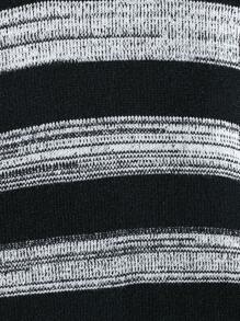 SHEIN Tween Boy' Striped Color Block Turtleneck Casual Knitted Sweater, Fashion New Item For Autumn/Winter