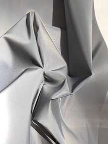 SHEIN 2 件套：Tween Boys 灰色亮面涂层时尚保暖内衬夹克和黑色休闲裤 - 灰色 - 查看 8