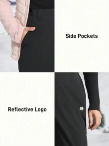 In My Nature 户外露营徒步运动城市通勤无氟防水可拆卸女士徒步裤 - 黑色 - 查看 8