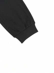 Manfinity LEGND Nam Đập nhẹ Che phủ Túi Eo dây rút Quần Chạy bộ - màu đen - Xem 6