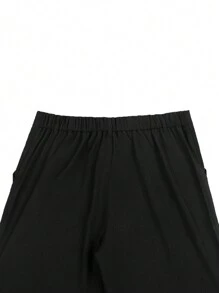 Claim Dot Pantalones de traje informales con bolsillo con cremallera de unicolor para hombre