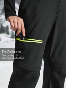 In My Nature 户外露营徒步运动城市通勤无氟防水可拆卸女士徒步裤 - 黑色 - 查看 7