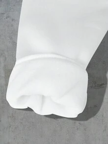 Bộ 2 quần áo hoodie và quần dài in họa tiết nhân vật thời trang cho bé trai, mùa thu - Đen và trắng - Xem 8