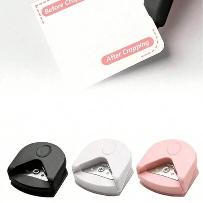 1 peça de arredondador de canto de papel - R4 4 mm ferramenta de perfuração de cortador de canto, arredondador de canto R4, cortador de papel portátil para cartões laminados, cartolina, scrapbooking, fabricação de cartões fotográficos, corte de papel, perfurador de artesanato DIY para escritório, escola, Natal para presente de feriado