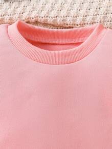 Regenboog Letter Print Leuke Stijlvolle Comfortabele Casual Sweatshirt
