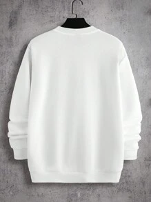 GENTILAND 3pcs Loose Letter Patched Detail Pullover Sweatshirts For Men - Multicolor - View 4