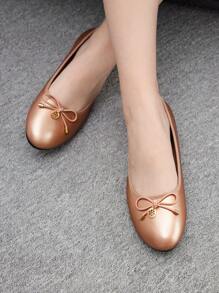 CUCCOO BIZCHIC Round Toe Vintage Bowknot Flats, Spring & Summer New Arrival