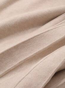 DAZY 2pcs/Set Women Crew Neck Sweater & Pleated Skirt Suit Fall