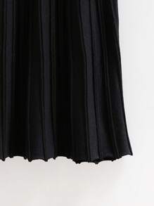 Franclia 2pcs/Set Women Contrast Color Loose Elegant Suit, Autumn Knit Sweater Top And Skirt Sets