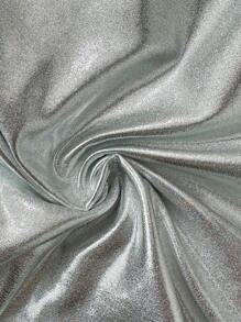 Swim SXY Đồ bơi liền thân hở lưng họa tiết kim loại trơn mùa hè gợi cảm cho nữ - Bạc - Xem 5