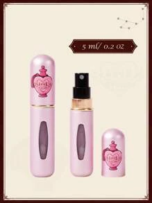 HARRY POTTER X SHEIN 5毫升PP材质便携式喷雾瓶，印有爱情魔药图案，可装香水、护肤水及其他液体，适合作为礼物、情人节礼物或开学礼物。