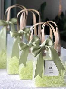 1 Rolle olivgrünes Polyesterband, Blumen Geschenkverpackung, handgefertigte DIY Schleife, Hochzeitsfeier Dekorationsband