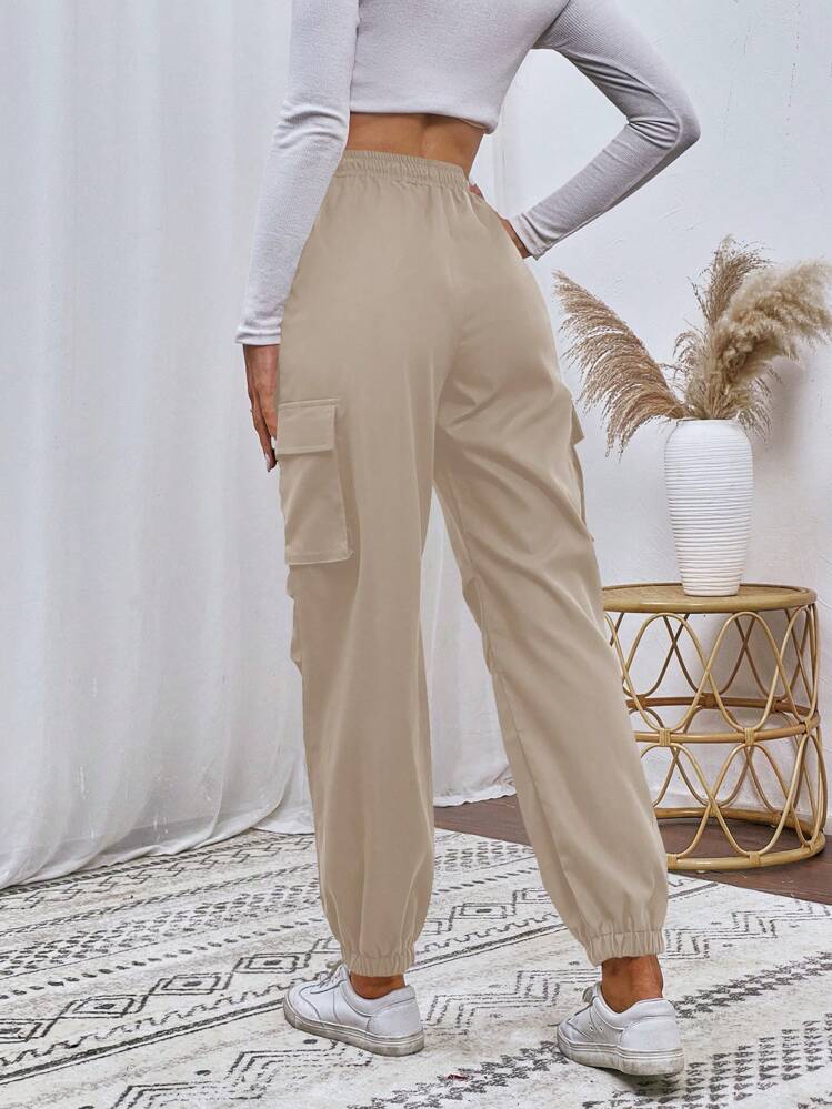 SHEIN Unity フラップポケットサイド カーゴパンツ | SHEIN JAPAN