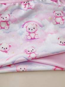 3pcs Big Girls Casual Comfortable Camisole Set - Multicolor - View 5