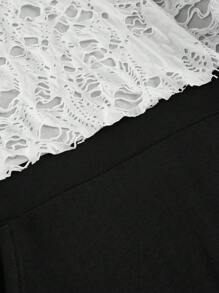 Manfinity VCAY 秋冬大码男士宽松针织连帽毛衣，做旧设计 - 彩色 - 查看 4