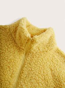 Forever 21 Plus Size Solid Color Front Zipper Long Sleeve Casual Jacket