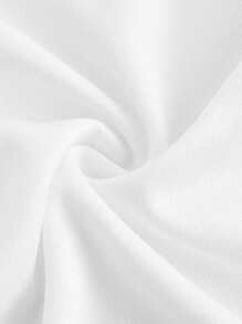 Sweetina Solid Color Asymmetric Ruffle Hem Elegant A-Line Skirt