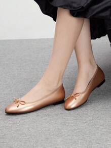 CUCCOO BIZCHIC Round Toe Vintage Bowknot Flats, Spring & Summer New Arrival