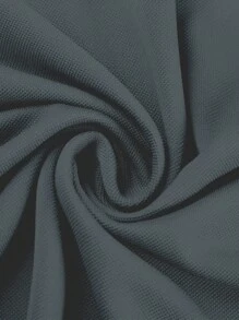 Manfinity Dauomo Fashionable Business Short Sleeve Men's Polo Shirt - Grey - View 4