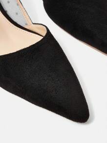 MOTF PREMIUM Bombas de tacón alto personalizadas, cómodas y de moda para mujeres, San Valentín - Negro - Ver 4